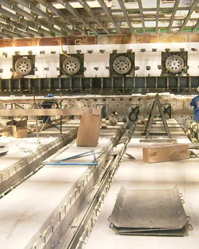 Travaux sidérurgiques